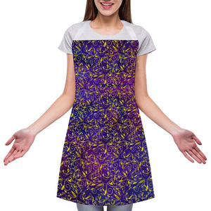 Nightfall Celebration : Adult apron -  27.5" x 31.5" - Free standard shipping