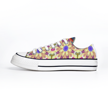 Load image into Gallery viewer, Byzantium Garden : All Star style Unisex Low top Canvas Shoes - Free standard shipping
