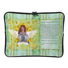 Load image into Gallery viewer, Health Angel - Prayer pattern : Briefcase sleeve - multi sizes - available for 10&quot; / 12&quot; / 13&quot; / 15&quot; / 17&quot; laptops or tablets  -  Free standard shipping
