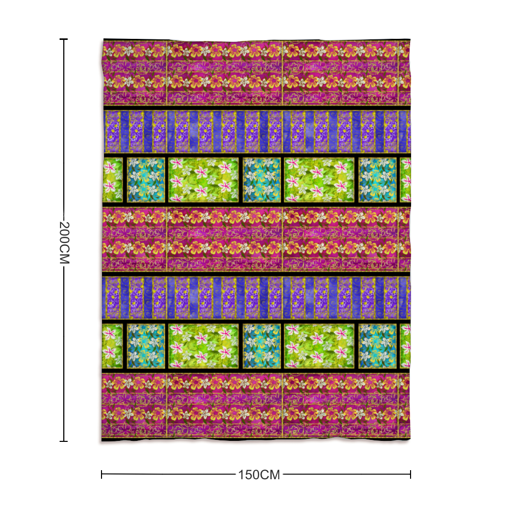 Golden Daisies mixed pattern : Single Bed light quilts 50