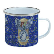 Load image into Gallery viewer, Beauty Angel : Mug Enamel Camping Style - Heat-Resistant  - 10 Oz  - Free standard shipping
