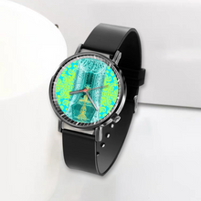 Load image into Gallery viewer, Engraving Window : Black Plastic Quartz Watch in premium gift box - 1.6 × 1.6&quot; - Free standard shipping

