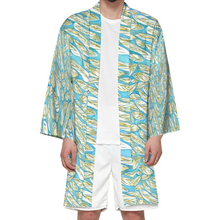 Load image into Gallery viewer, Angelic Feathers : Unisex Haori Kimono - idoors and outdoors fashionable jacket – Small up to 8XL - Free standard shipping
