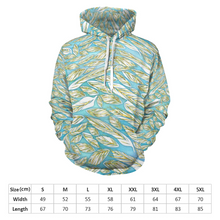 Load image into Gallery viewer, Angelic Feathers: Sweater hoodie with pocket allover print  - Small Up to 7XL - Free standard shipping
