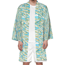 Load image into Gallery viewer, Angelic Feathers : Unisex Haori Kimono - idoors and outdoors fashionable jacket – Small up to 8XL - Free standard shipping
