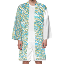 Load image into Gallery viewer, Angelic Feathers : Unisex Haori Kimono - idoors and outdoors fashionable jacket – Small up to 8XL - Free standard shipping
