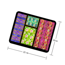 Load image into Gallery viewer, Golden Daisies mixed pattern : Square Mouse Pad , Non-Slip Base for Computer 7.9&quot;X9.8&quot; - 25cm x 20cm -  Free standard shipping
