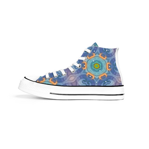 Magic Stardust : All Star style Unisex Boots (High Top) Canvas Shoes - Free standard shipping