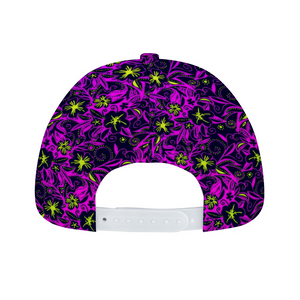 Glowing Flowers Lolitta punk pattern : Baseball Hat Adjustable - Free standard shipping