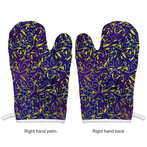 Nightfall Celebration : Heat protection gloves for the Kitchen - Free standard shipping