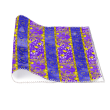 Load image into Gallery viewer, Golden Daisies purple pattern : Heat Resistant Placemats  - 11.8&quot; x 17.7&quot; -  30cm x 45cm - 4 Sheets Per Set - Free standard shipping
