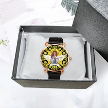 Load image into Gallery viewer, Health Angel : Quartz Watch metallic bracelet, Magnetic Buckle - Bronze Frame - Many Metallic Bracelet Colors - in premium gift box - 1.3 × 1.3&quot; - Free standard shipping
