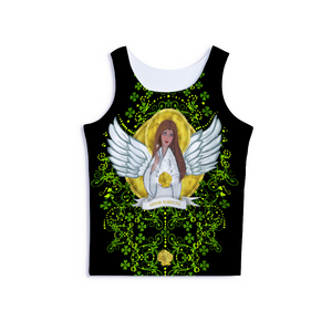 Good Fortune Angel : Stretchy tank top -Small to 5XL - Free standard shipping