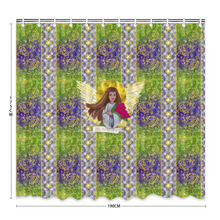 Load image into Gallery viewer, Prosperity Angel : Bath Shower Curtain – 12 different sizes – Free standard shipping
