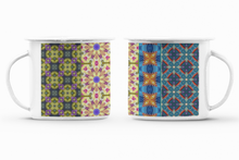 Load image into Gallery viewer, Byzantium Garden : Mug Enamel Camping Style - Heat-Resistant  - 10 Oz  - Free standard shipping
