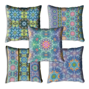 Magic Stardust - Square Canvas pillow case - Double side printing - 2 sizes 5 different patterns - Free standard shipping